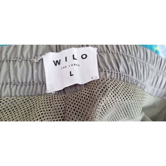 WILO the label Anthropology Women's Parachute Pants Jogger Gray Sz L Athleisure - Picture 2 of 9